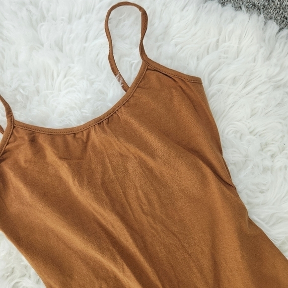 Daisy Dark Camel Jumpsuit. Size Small. New. - Picture 2 of 6